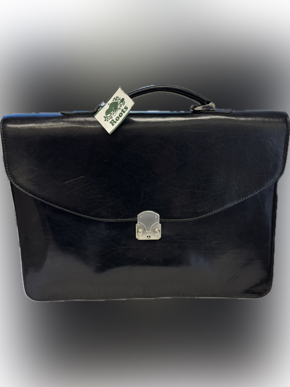 Roots Leather Briefcase